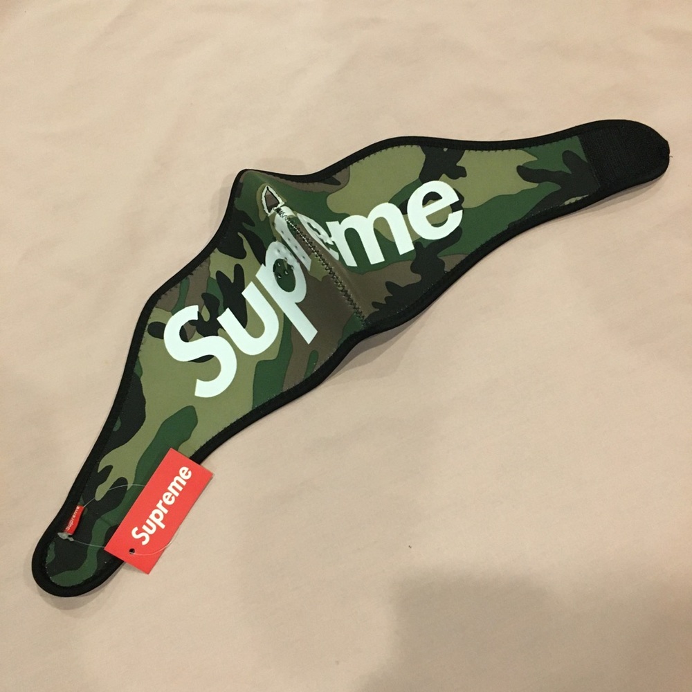 Supreme Neoprene Face Mask Camo